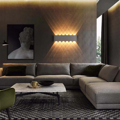 Applique LED per interno ed esterno | Lampada da parete moderna impermeabile