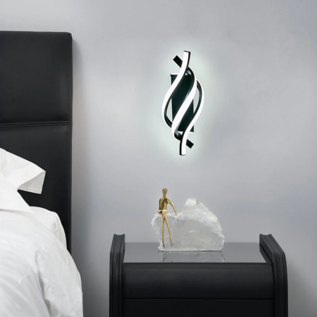 Lampada da parete moderna | Design minimalista | Luce LED calda | Alluminio