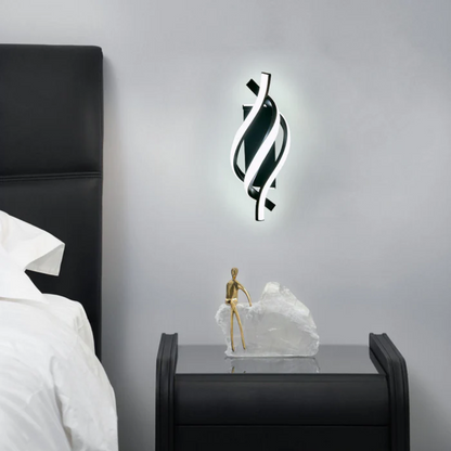 Lampada da parete moderna | Design minimalista | Luce LED calda | Alluminio
