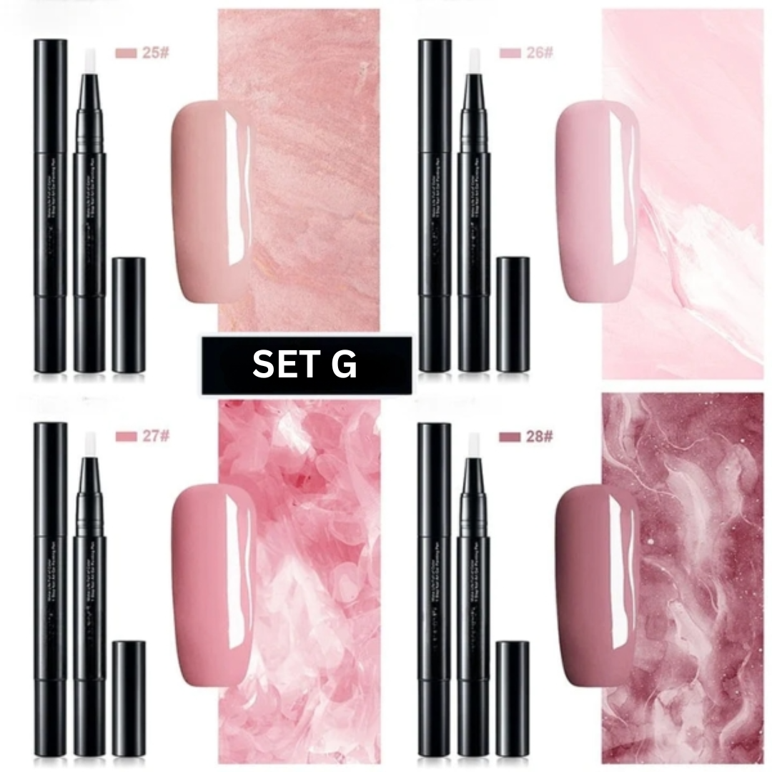 Nailyra | Nail Art Pens with Gel Polish and Fine Tip, Set