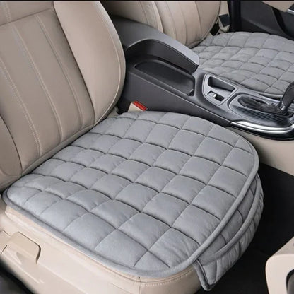 CozyDrive | Cuscino per sedile auto in morbido velluto, antiscivolo, 50 × 50 cm