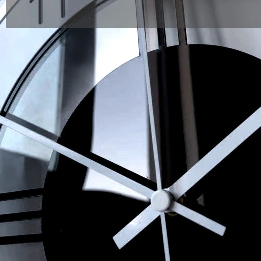 ClarityLine | Elegante orologio da parete di design | Precisione silenziosa & misurazione del tempo elegante per interni moderni