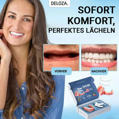 Flexibler Zahnersatz aus Silikon - Kosmetische Zahnprothese