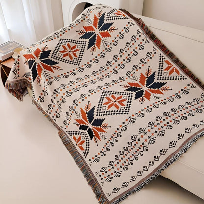 Coperta da picnic boho | Motivo marocchino | Idrorepellente | Misto microfibra-cotone