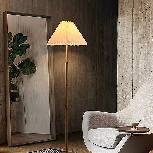 Lunara Shade | Lampada da terra senza tempo in carta di riso stile Japandi