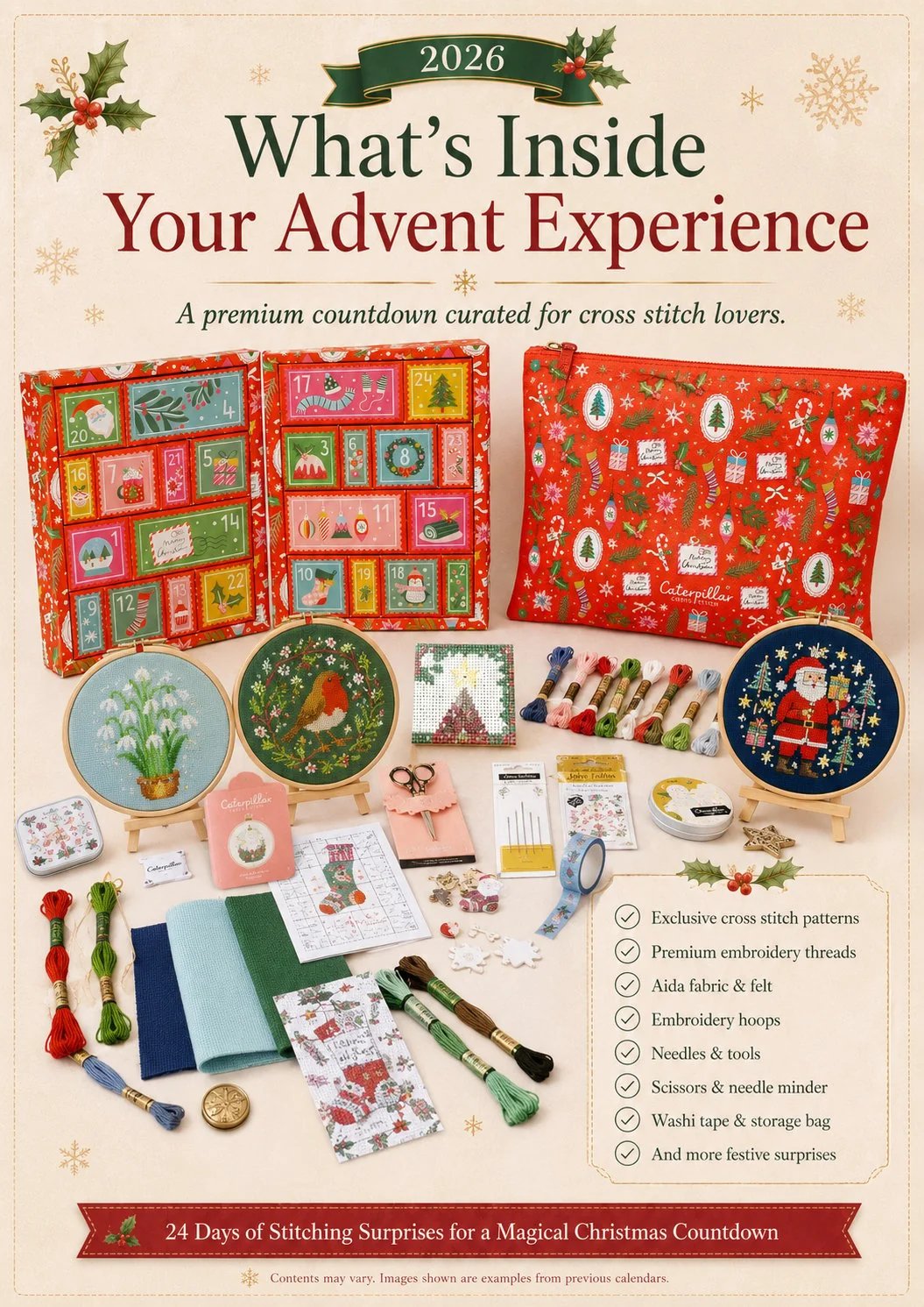 Kreuzstich Adventskalender 2026
