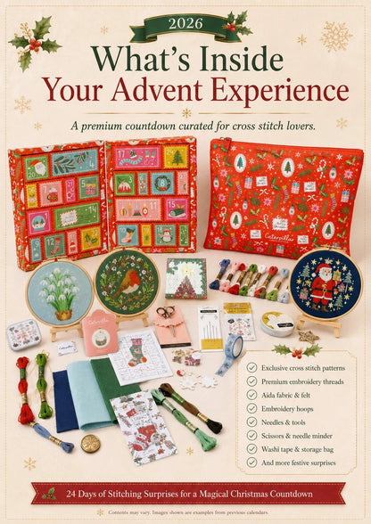 Kreuzstich Adventskalender 2026