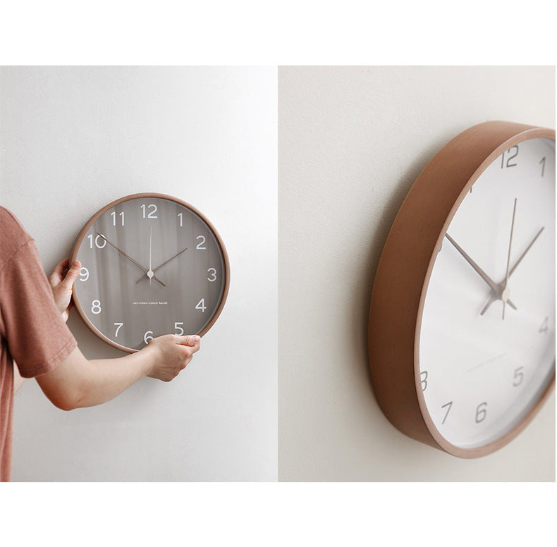 NaturaTime | Horloge murale analogique décorative en bois | Élégance intemporelle et design silencieux pour votre intérieur