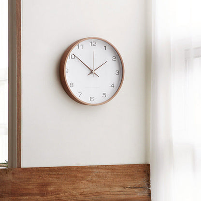 NaturaTime | Horloge murale analogique décorative en bois | Élégance intemporelle et design silencieux pour votre intérieur