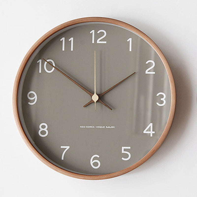 NaturaTime | Horloge murale analogique décorative en bois | Élégance intemporelle et design silencieux pour votre intérieur