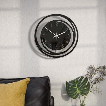 ClarityLine | Elegante orologio da parete di design | Precisione silenziosa & misurazione del tempo elegante per interni moderni