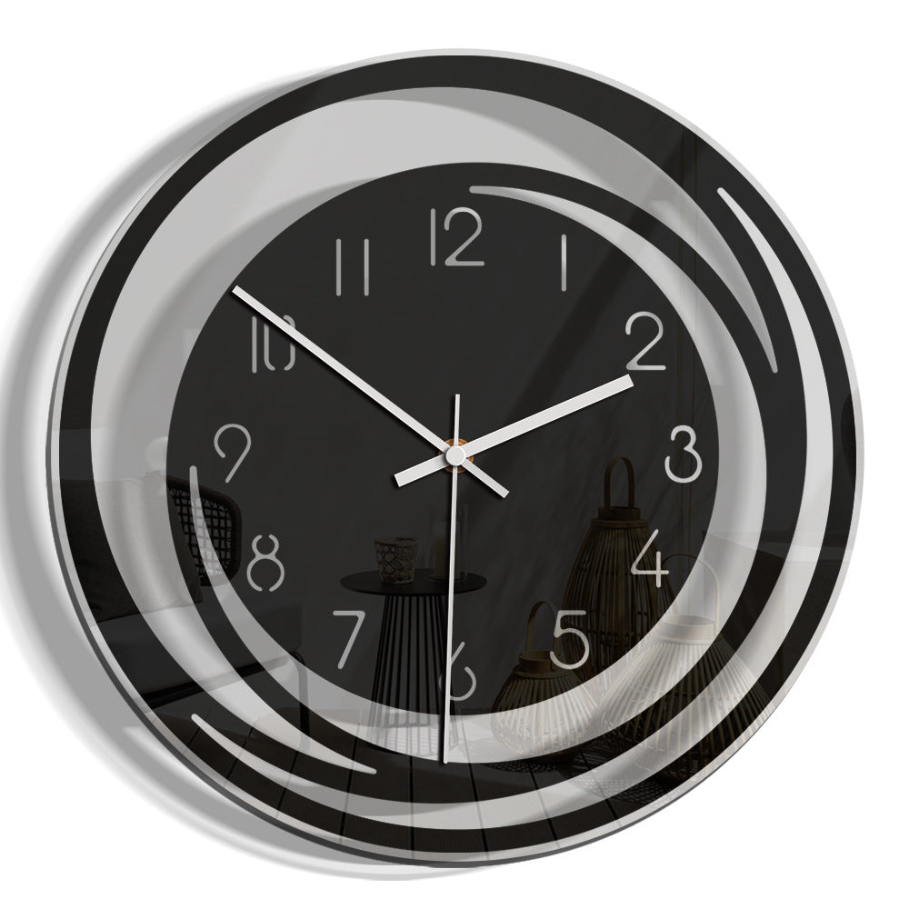 ClarityLine | Elegante orologio da parete di design | Precisione silenziosa & misurazione del tempo elegante per interni moderni