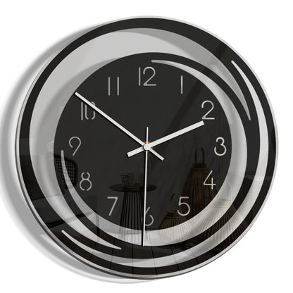 ClarityLine | Elegante orologio da parete di design | Precisione silenziosa & misurazione del tempo elegante per interni moderni