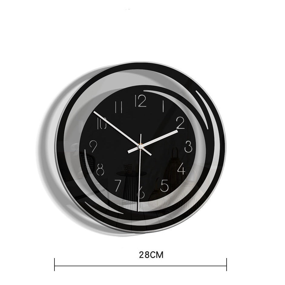 ClarityLine | Elegante orologio da parete di design | Precisione silenziosa & misurazione del tempo elegante per interni moderni