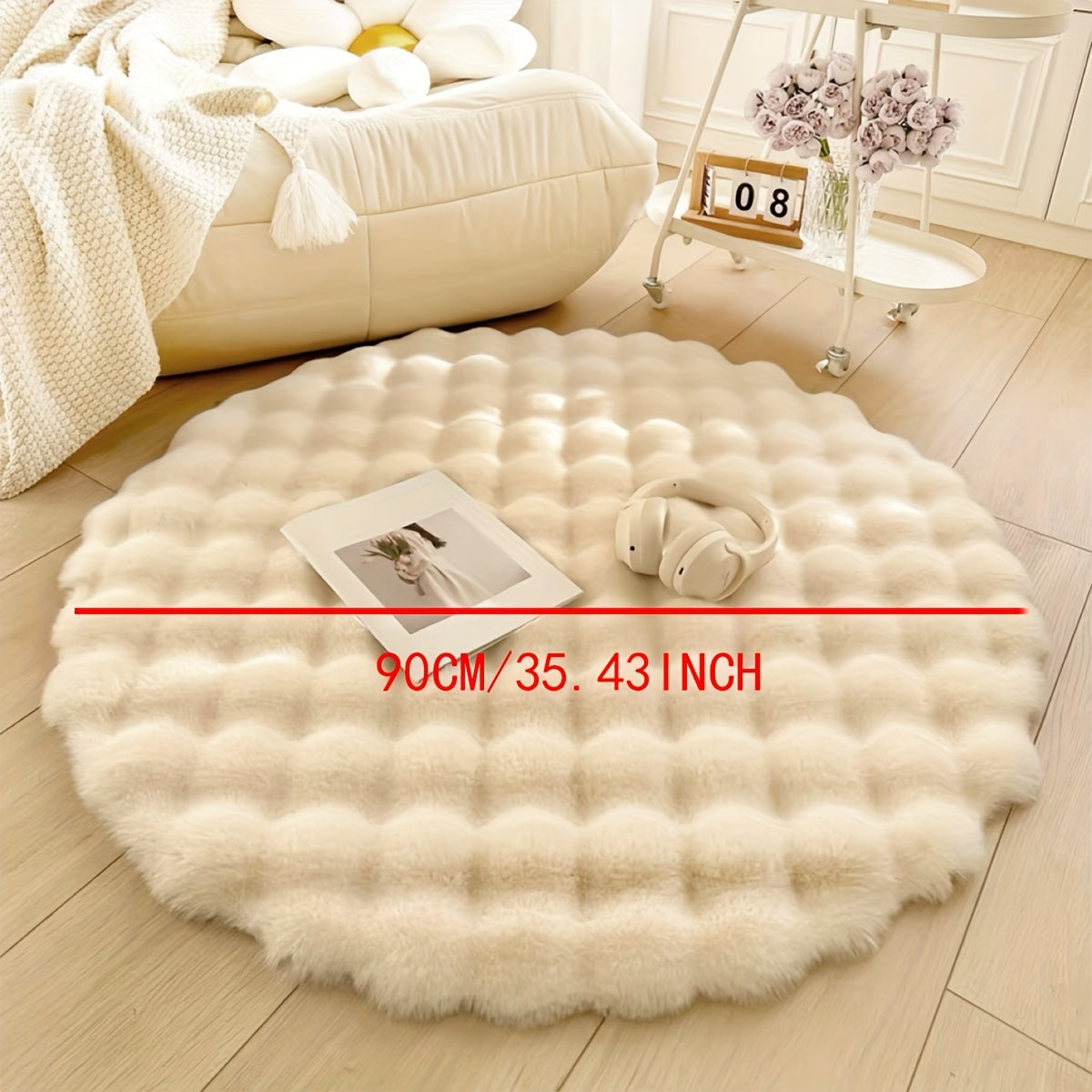 Velora Circa | tapis rond au design élégant pour espaces de vie stylés