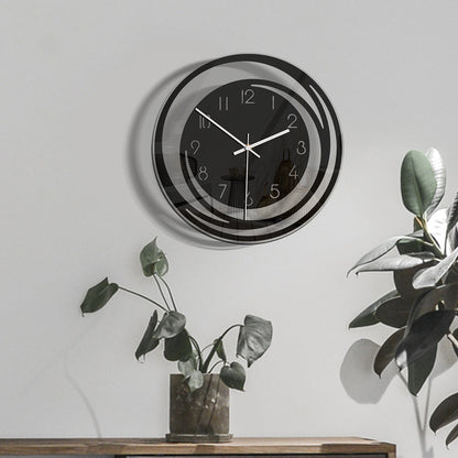 ClarityLine | Elegante orologio da parete di design | Precisione silenziosa & misurazione del tempo elegante per interni moderni