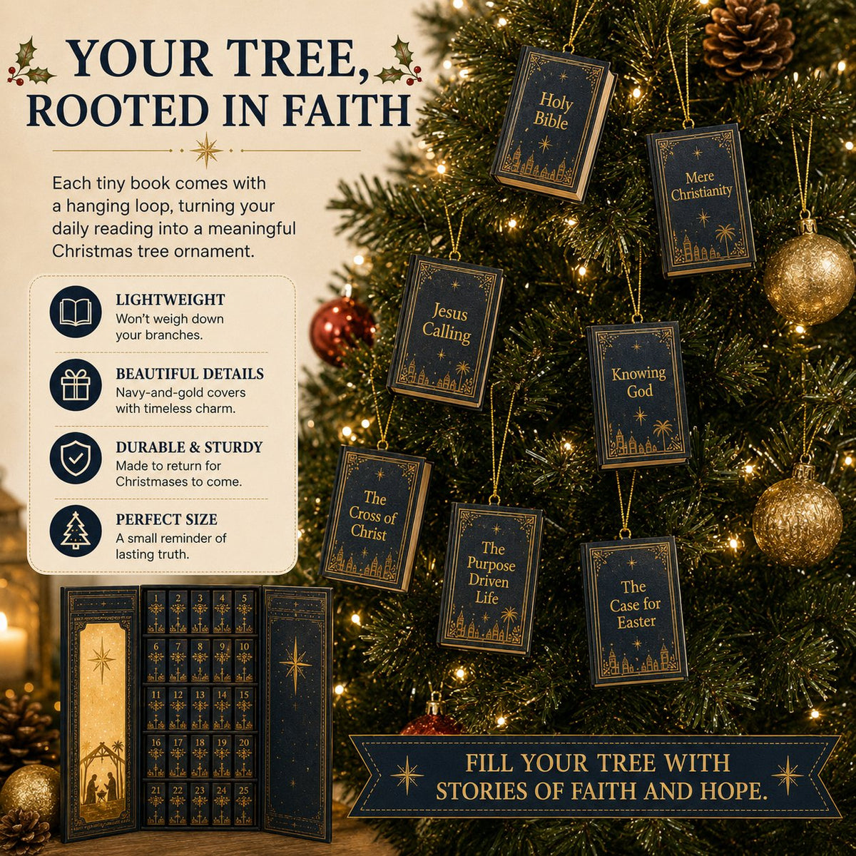Christlicher Mini-Buch Adventskalender 2026