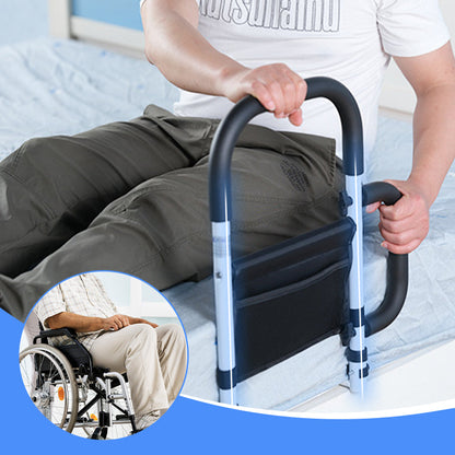 BedGuardian | Höhenverstellbare Bettstange mit rutschfestem Griff & Eisenrahmen