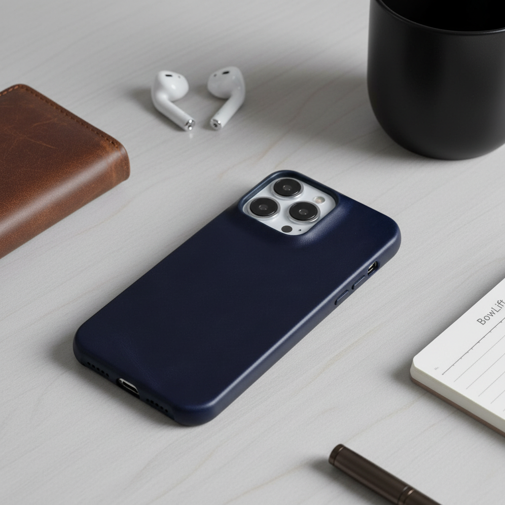 Cuirelo | Funda de móvil de cuero encerado con anillo magnético