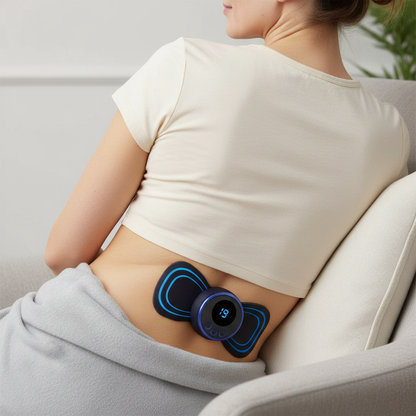 Lumbavo | Dispositivo EMS per il massaggio della schiena con telecomando e batteria USB