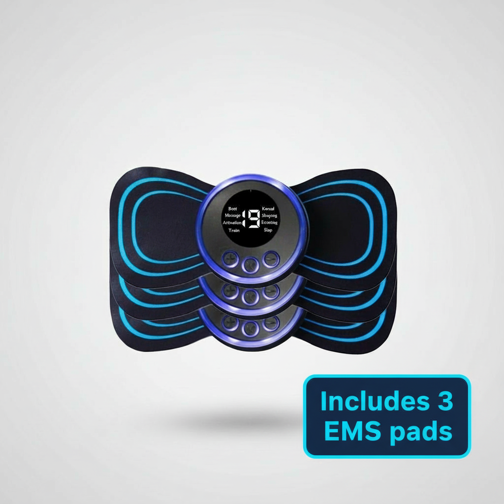 Lumbavo | Dispositivo EMS per il massaggio della schiena con telecomando e batteria USB