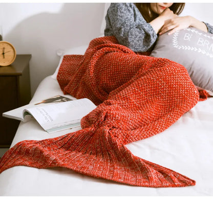 MermaidDream | Coperta avvolgente a forma di sirena per bambini in acrilico, in 3 misure