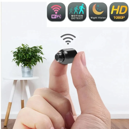 Obsento | Mini cámara de vigilancia 1080p con WiFi, 4G y visión nocturna