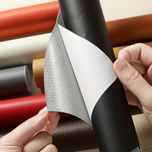 Flickeno | Selbstklebender Leder Reparaturflicken aus PU, 137 × 50 cm, zuschneidbar