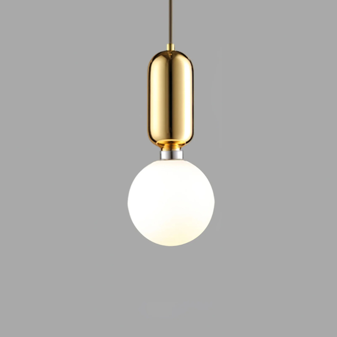 Acheron – Lampada a sospensione di design moderno con sfere di vetro per soggiorno, sala da pranzo & camera da letto