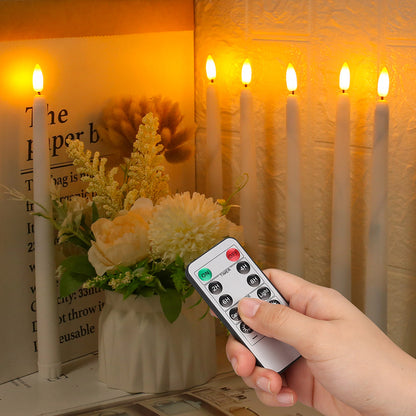 Stavelo | LED Stabkerzen 27,5 cm, dimmbar mit Fernbedienung und Timer