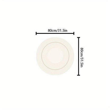 LunaWeave | Tappeto armonioso in tonalità crema | Morbido, antiscivolo e lavabile – Design elegante per ambienti raffinati