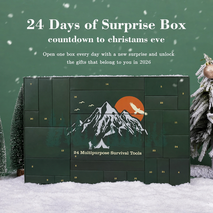 Wildaro | 2026 survival advent calendar with 24 outdoor gear items