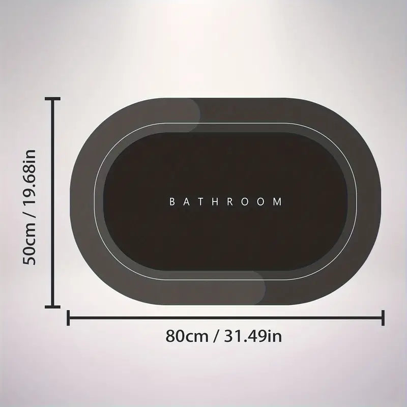 DryLux™ | Quick-Drying Bath Mat with Non-Slip Backing