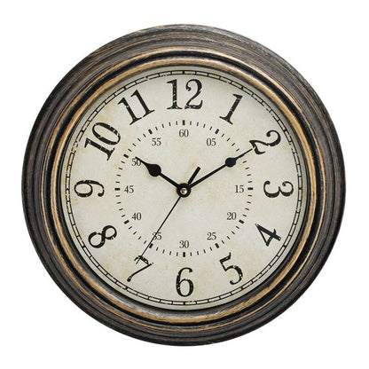 Timeless Vintage | Orologio da parete antico in legno | Fascino rustico retrò ed eleganza nostalgica per la tua casa