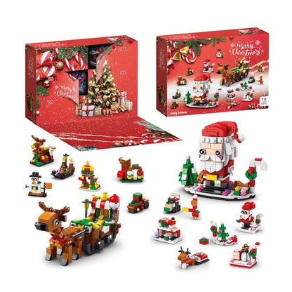 Bauleno | Adventskalender Kinder mit 12 Bausteinen für einen Weihnachtsbaum