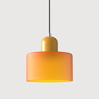 Lampada a sospensione Bauhaus con vetro a sfera | Design senza tempo | Vetro e metallo | Portalampada E27