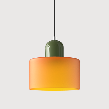 Lampada a sospensione Bauhaus con vetro a sfera | Design senza tempo | Vetro e metallo | Portalampada E27