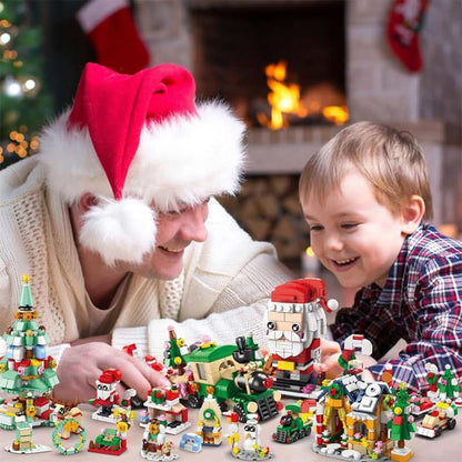 Bauleno | Adventskalender Kinder mit 12 Bausteinen für einen Weihnachtsbaum