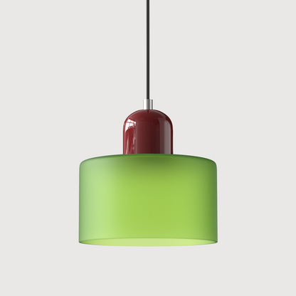Lampada a sospensione Bauhaus con vetro a sfera | Design senza tempo | Vetro e metallo | Portalampada E27
