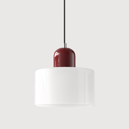 Lampada a sospensione Bauhaus con vetro a sfera | Design senza tempo | Vetro e metallo | Portalampada E27