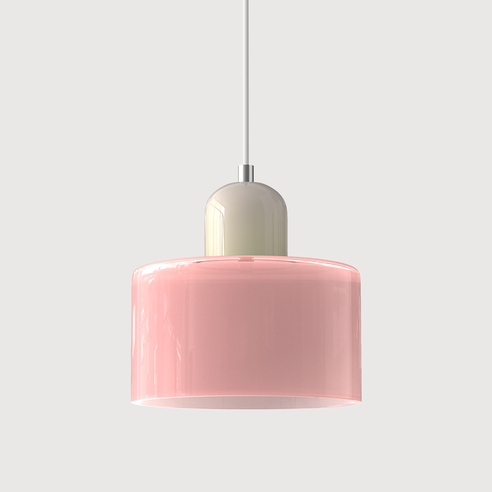 Lampada a sospensione Bauhaus con vetro a sfera | Design senza tempo | Vetro e metallo | Portalampada E27