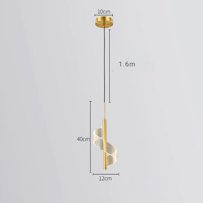 Elarionne – Lampada a sospensione LED elegante in alluminio per ambienti moderni