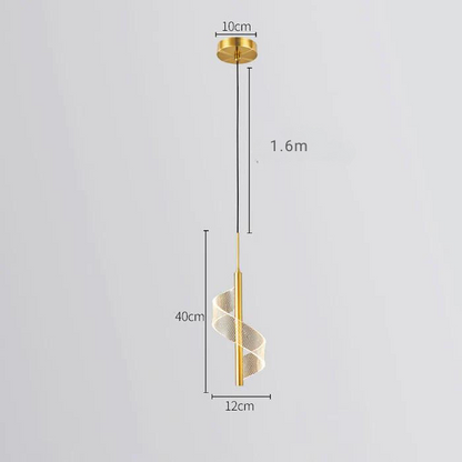 Elarionne – Lampada a sospensione LED elegante in alluminio per ambienti moderni