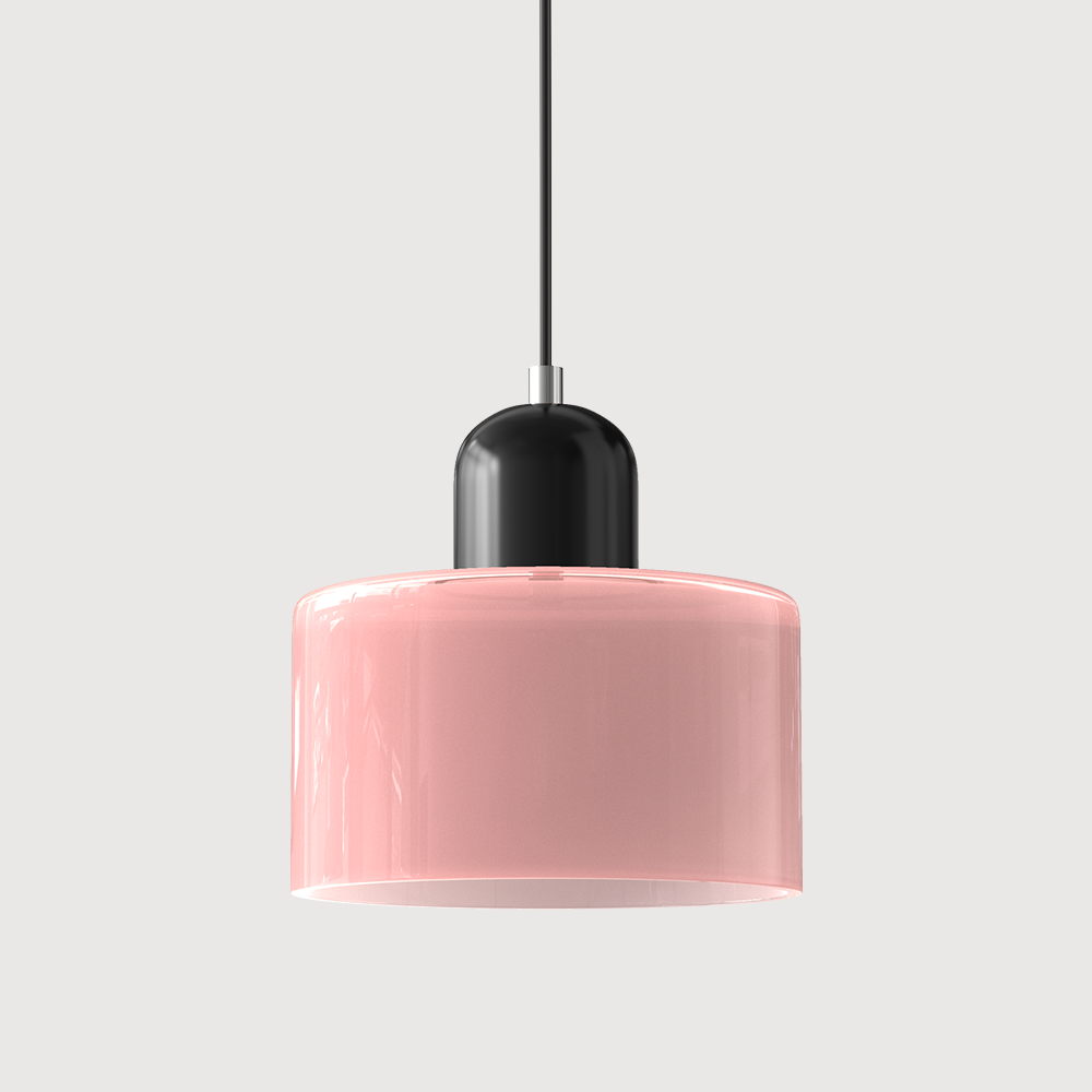 Lampada a sospensione Bauhaus con vetro a sfera | Design senza tempo | Vetro e metallo | Portalampada E27