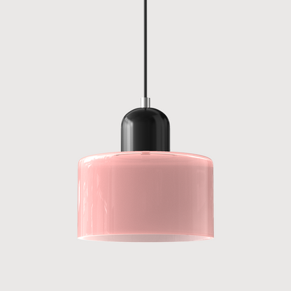 Lampada a sospensione Bauhaus con vetro a sfera | Design senza tempo | Vetro e metallo | Portalampada E27
