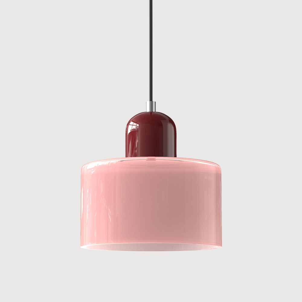 Lampada a sospensione Bauhaus con vetro a sfera | Design senza tempo | Vetro e metallo | Portalampada E27