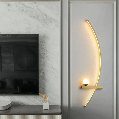 Lampada da parete LED Zetra | Design lussuoso | Luce calda | Alluminio