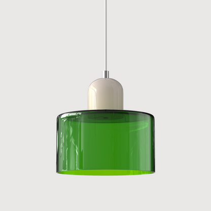 Lampada a sospensione Bauhaus con vetro a sfera | Design senza tempo | Vetro e metallo | Portalampada E27