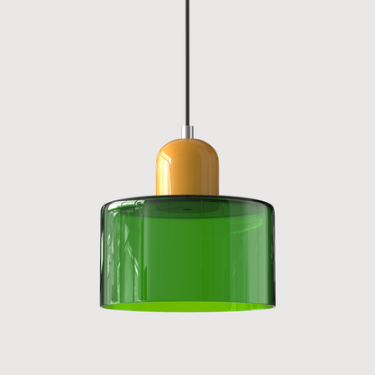 Lampada a sospensione Bauhaus con vetro a sfera | Design senza tempo | Vetro e metallo | Portalampada E27