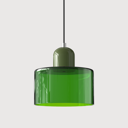 Lampada a sospensione Bauhaus con vetro a sfera | Design senza tempo | Vetro e metallo | Portalampada E27